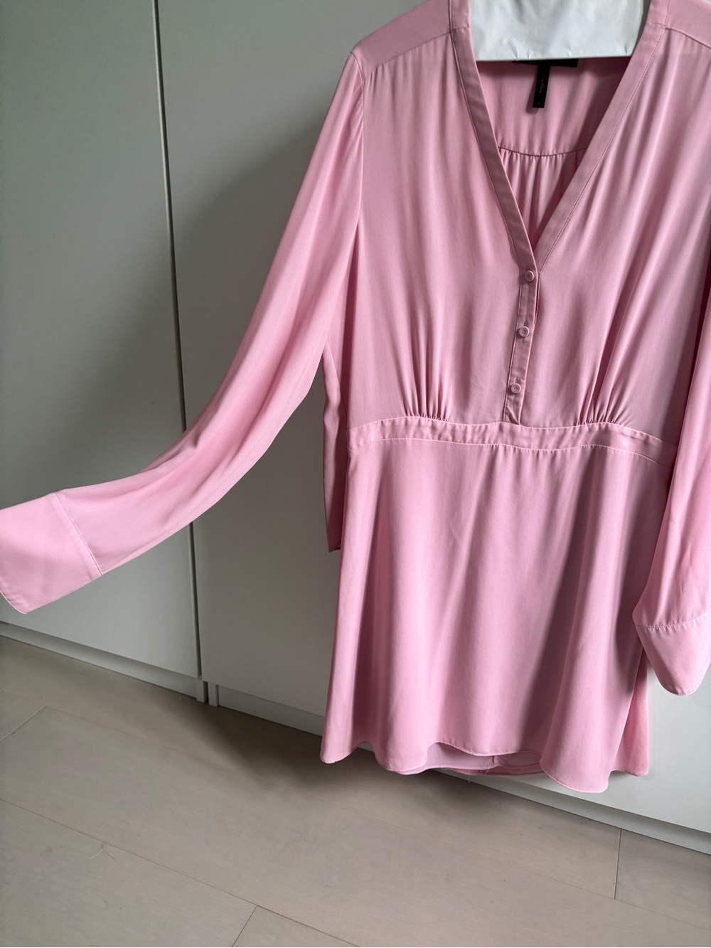 BCBG Silk Dress with flowy cape